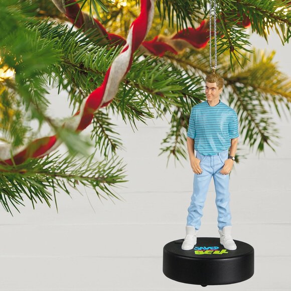 New! Saved By the Bell Zack Morris Hallmark Keepsake Ornament 2022 With Audio! - Picture 5 of 5